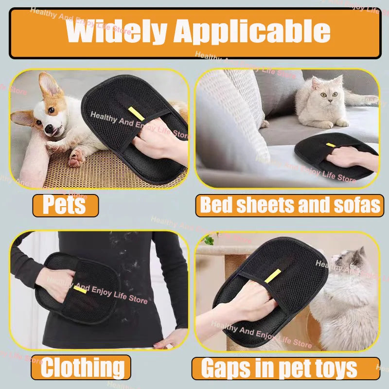 Double-Sided Pet Hair Remover Glove