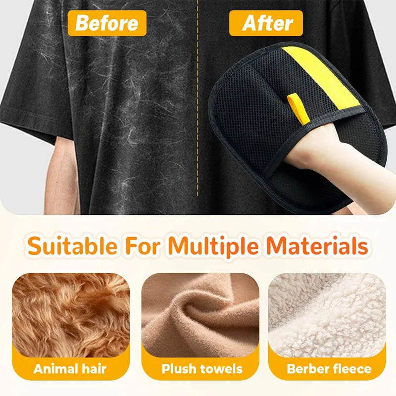 Double-Sided Pet Hair Remover Glove
